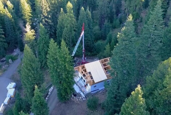 Sage Construction delivers time, money and labor savings on recent home build with Potain Igo MA 21
